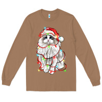 Toasted Coconut christmas ragdoll cat Long Sleeve Tee - LillyAllenDesigns