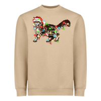 Mushroom christmas christmas maine coon cat cat Heavyweight Sweatshirt - LillyAllenDesigns