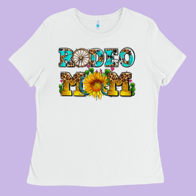 Rodeo Mom Ladies Tee Designed By Adodesignshop