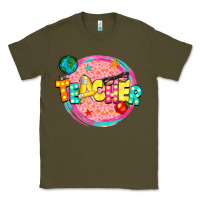 Army Green teacher Classic Tee - NancyCooperArtShop