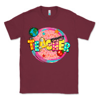 Burgundy teacher Classic Tee - NancyCooperArtShop