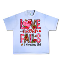 Grape Ice love never fails i corintians 13 8 Urban Heavy Tee - NancyCooperArtShop