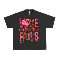Pigment Black love never fails i corintians 13 8 Urban Heavy Tee - NancyCooperArtShop
