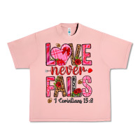 Salmon love never fails i corintians 13 8 Urban Heavy Tee - NancyCooperArtShop