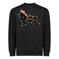 Black christmas bombay cat Heavyweight Sweatshirt - LillyAllenDesigns