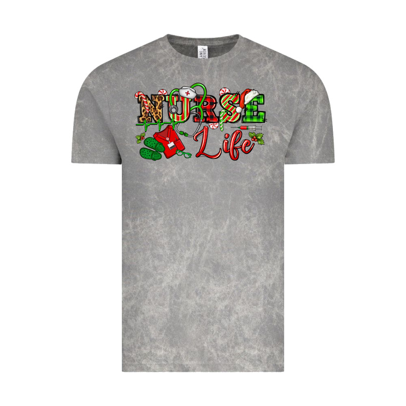Nurse Life Christmas Vintage Tee by NancyCooperArtShop | Teevron
