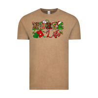 Vintage Coffee nurse life christmas Vintage Tee - NancyCooperArtShop