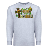 Heather Grey i dont need luck ive got jesus Premium Sweatshirt - CowGirlArtShop