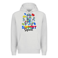 Dove Grey support squad autism Premium Hoodie - CowGirlArtShop