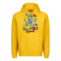 Lemon support squad autism Premium Hoodie - CowGirlArtShop
