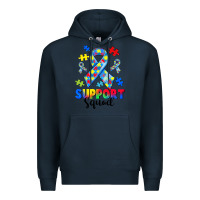 Navy support squad autism Premium Hoodie - CowGirlArtShop