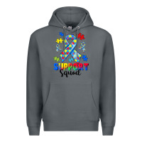 Rock support squad autism Premium Hoodie - CowGirlArtShop