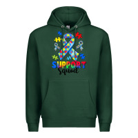Sports Green support squad autism Premium Hoodie - CowGirlArtShop