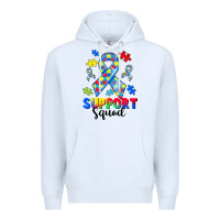 White support squad autism Premium Hoodie - CowGirlArtShop