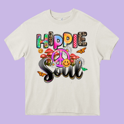 Hippie Soul Heavy Core Tee Designed By Adodesignshop