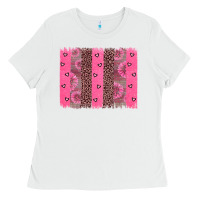 White ribbon brush stoke Ladies Tee - JahusDesignShop