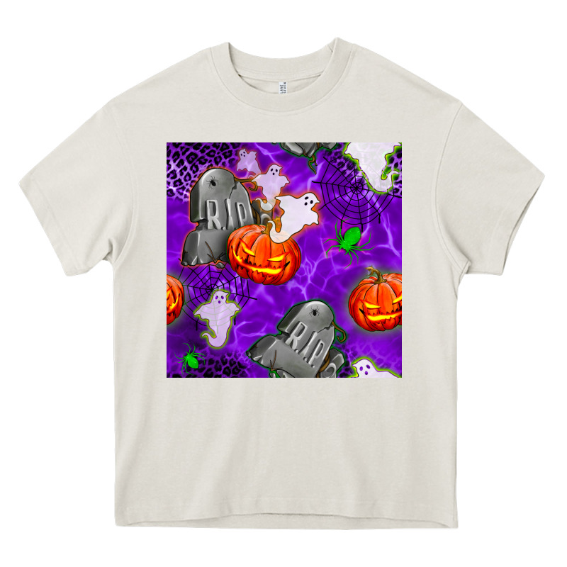 Tombstone And Ghosts Seamless Paternal Heavy Core Tee by BundleAndBundleShop | Teevron