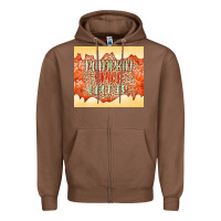Chestnut Pumpkin spice latte Zipper Hoodie - NancyCooperArtShop