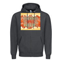 Smoke Pumpkin spice latte Zipper Hoodie - NancyCooperArtShop