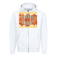 White Pumpkin spice latte Zipper Hoodie - NancyCooperArtShop