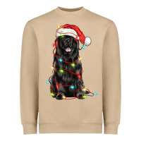 Christmas Newfoundland Dog Heavyweight Sweatshirt | Teevron