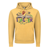 Vintage Mustard teacher mardi gras Vintage Hoodie - MaliasSmallBusiness