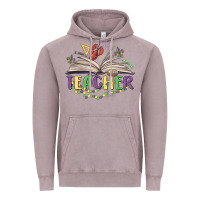 Vintage Zinc teacher mardi gras Vintage Hoodie - MaliasSmallBusiness