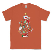 Copper nurse christmas tree Classic Tee - MaliasSmallBusiness