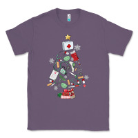 Lavender nurse christmas tree Classic Tee - MaliasSmallBusiness