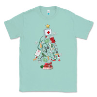 Seafoam nurse christmas tree Classic Tee - MaliasSmallBusiness