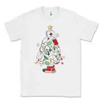 White nurse christmas tree Classic Tee - MaliasSmallBusiness