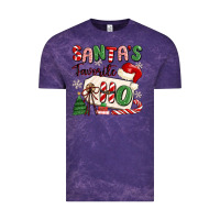 Cloud Purple santa's favorite ho Vintage Tee - MaliasSmallBusiness