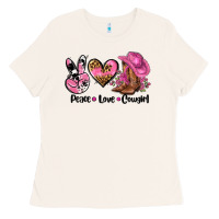 Peace Love  Cowgirl Ladies Tee | Teevron