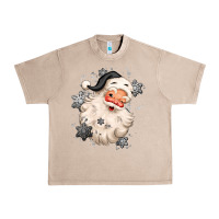 French Oak white christmas santa claus Urban Heavy Tee - MaliasSmallBusiness