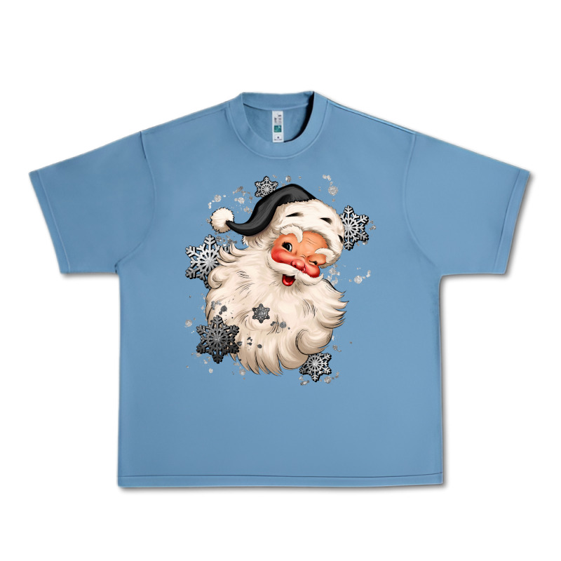 White Christmas Santa Claus Urban Heavy Tee by MaliasSmallBusiness | Teevron