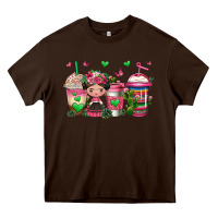Chocolate Brown mexican coffee cups cafecito Heavy Core Tee - Jasminsmagicworld