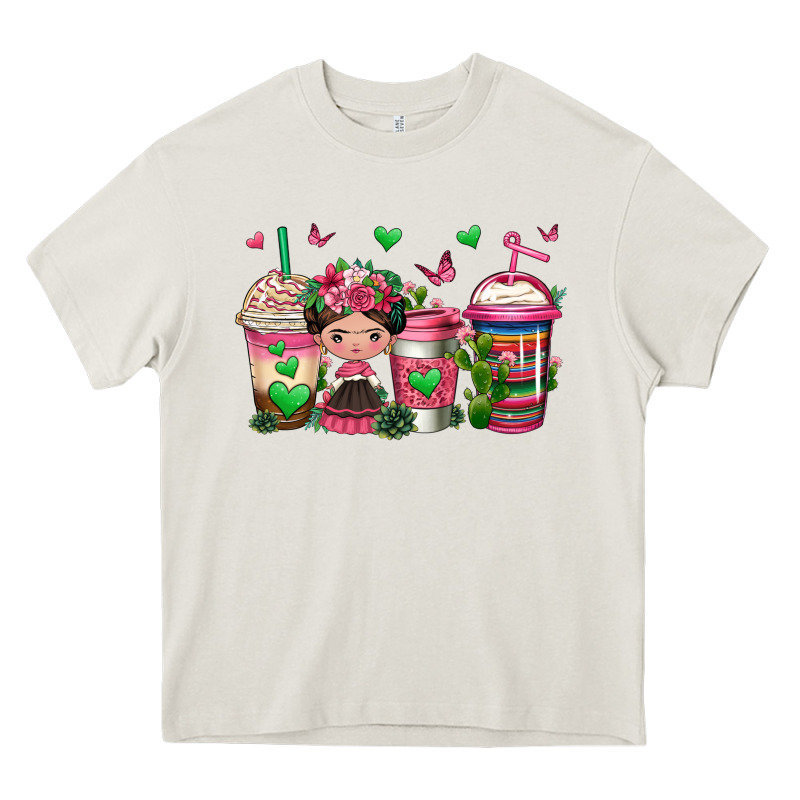 Mexican Coffee Cups Cafecito Heavy Core Tee by Jasminsmagicworld | Teevron