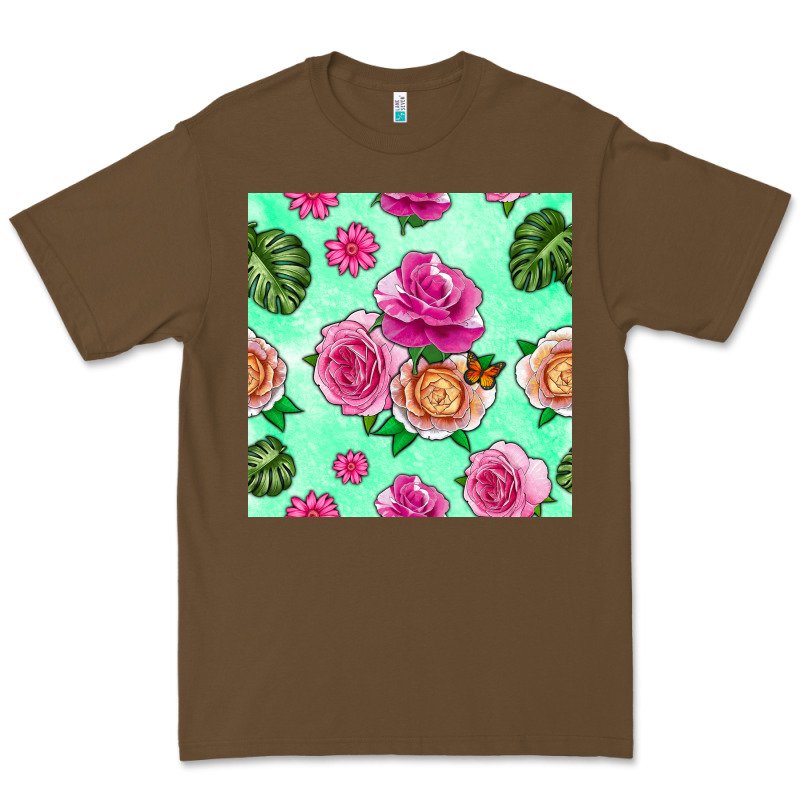 Floral Background Premium Tee by BundleAndBundleShop | Teevron