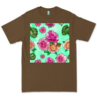 Cacao floral background Premium Tee - BundleAndBundleShop