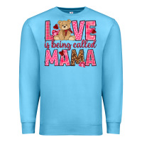 Ocean Blue Love is being called mama mother's day Premium Sweatshirt - HowdyJamesFarm