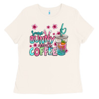 Bone some bunny needs coffee easter Ladies Tee - Jasminsmagicworld