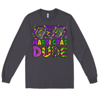 Smoke mardi gras celebration design Long Sleeve Tee - LillyAllenDesigns