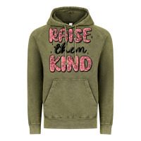 Vintage Olive raise them kind Vintage Hoodie - MaliasSmallBusiness