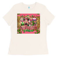 Bone cafecito y chisme coffee cups Ladies Tee - Jasminsmagicworld