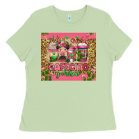 Matcha cafecito y chisme coffee cups Ladies Tee - Jasminsmagicworld