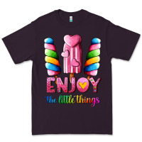 Plum enjoy the little things Premium Tee - AdoDesignShop