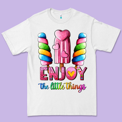 Enjoy The Little Things Premium Tee Designed By Adodesignshop