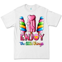 White enjoy the little things Premium Tee - AdoDesignShop