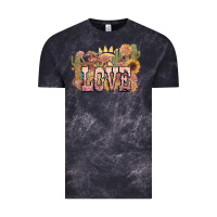 Cloud Black love horse western floral Vintage Tee - NancyCooperArtShop