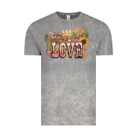 Cloud Rock love horse western floral Vintage Tee - NancyCooperArtShop